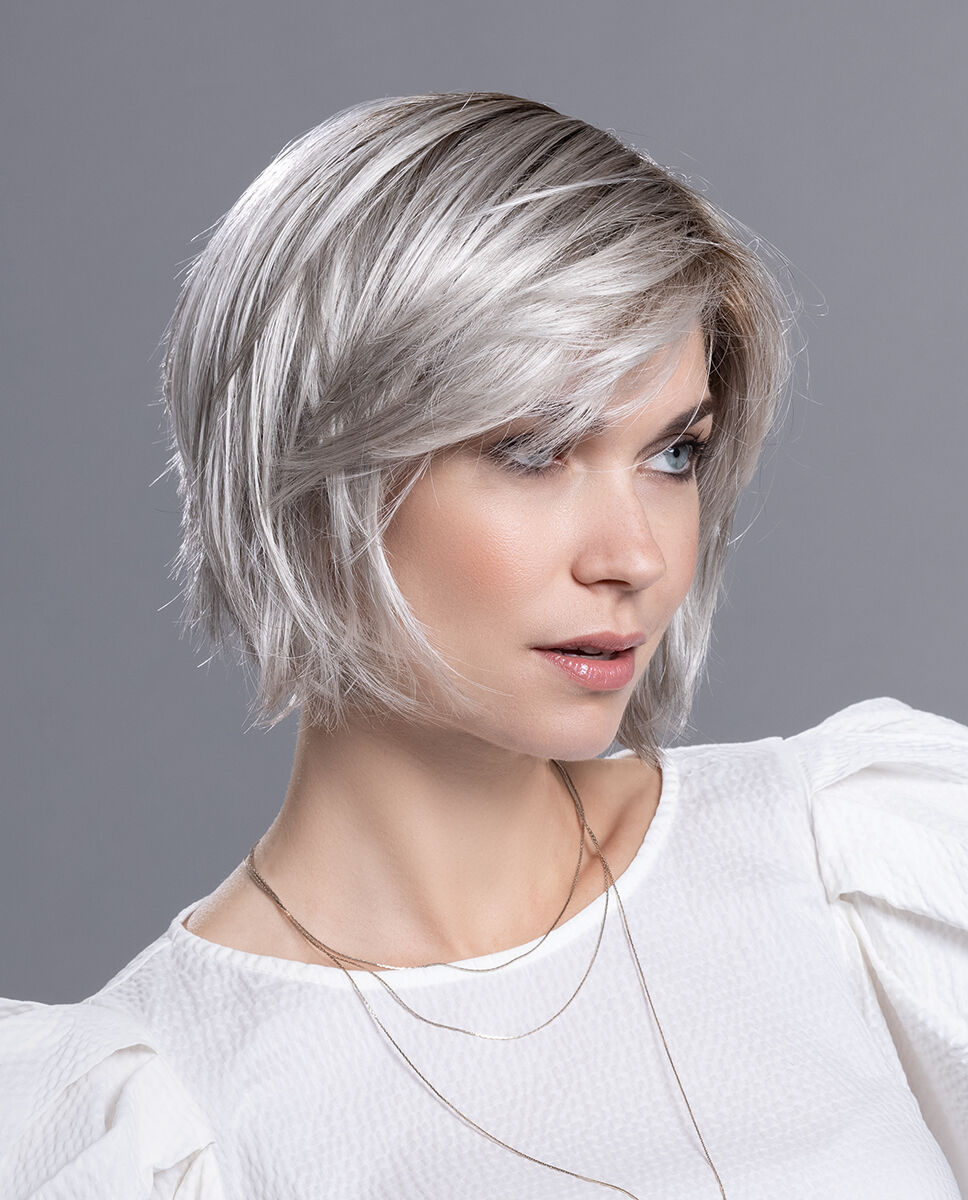 Perücke: French Mono Part silverblonde rooted (by ellen wille)