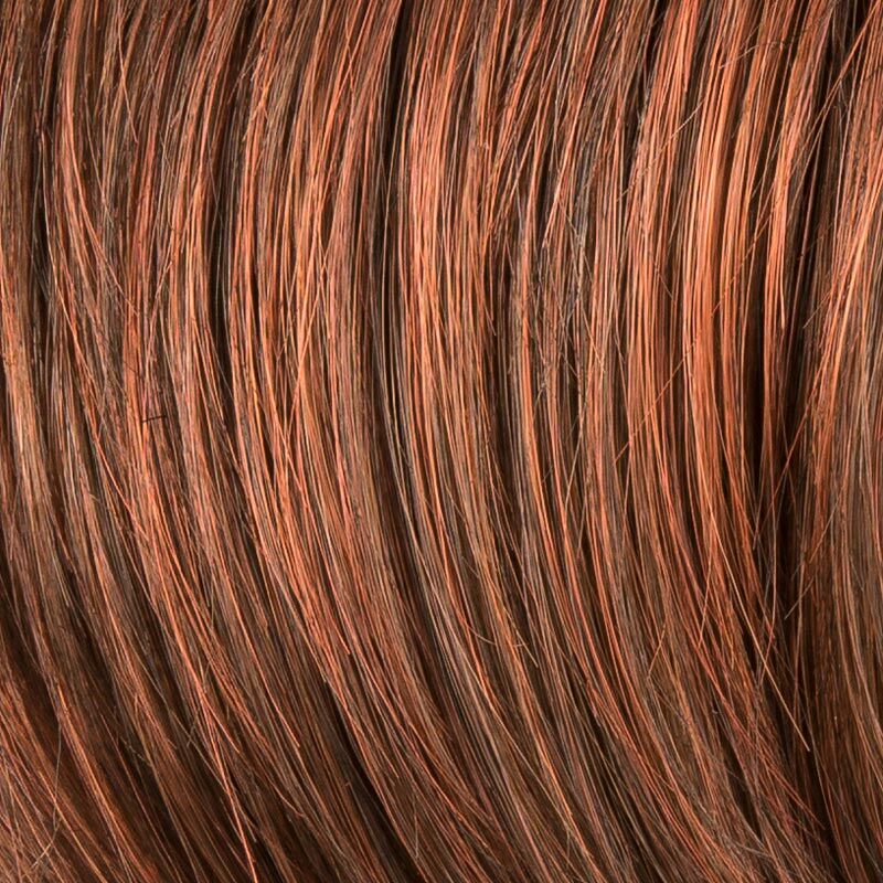Peruecke java in der Farbe auburnrooted