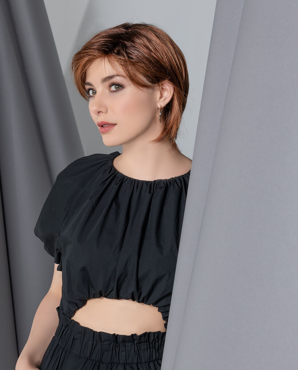 Perücke: Ava Mono Part dark brown mix (by ellen wille)