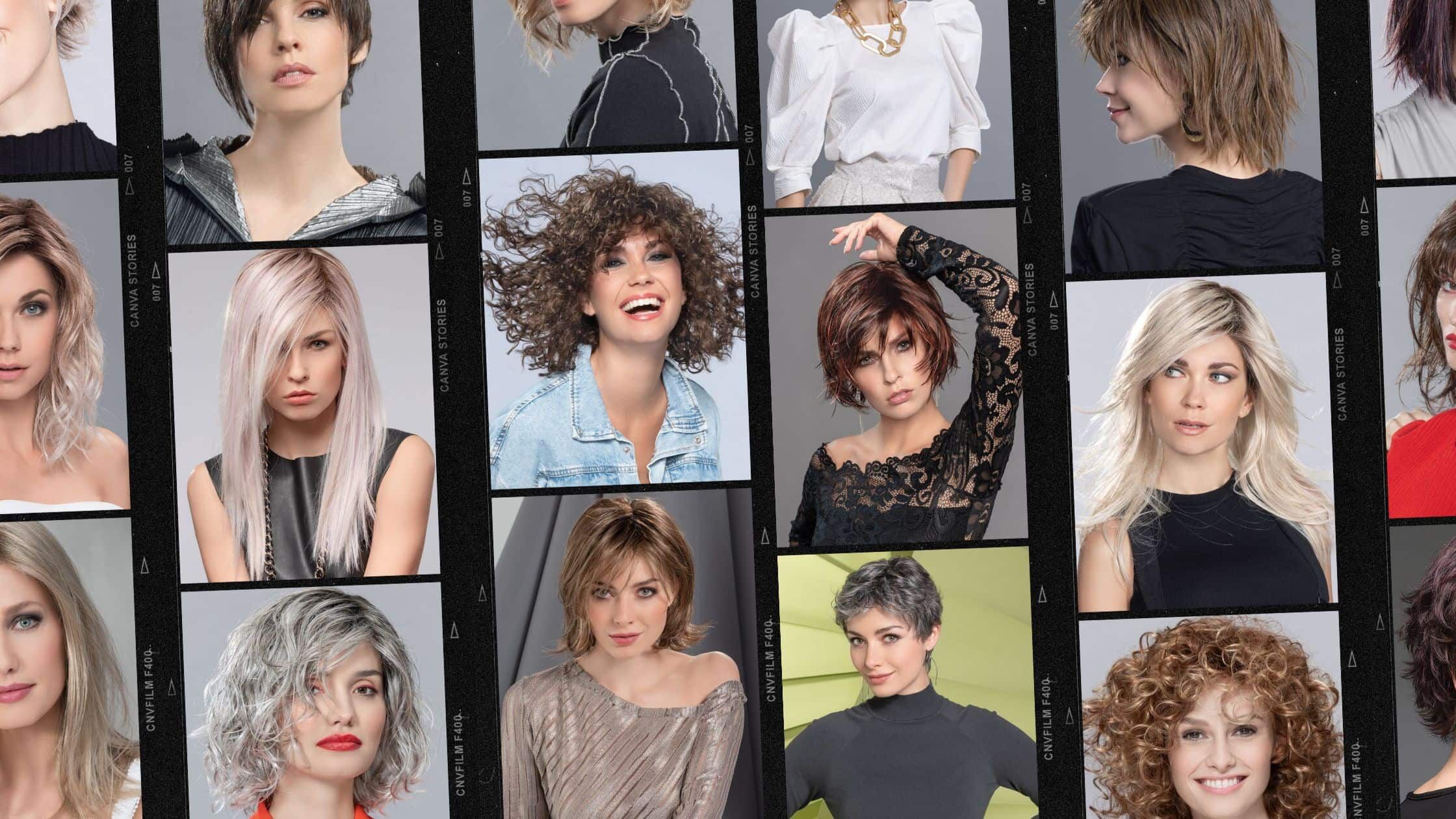 Collage_Perücken Collage_15_Frauen_mit_Perücken