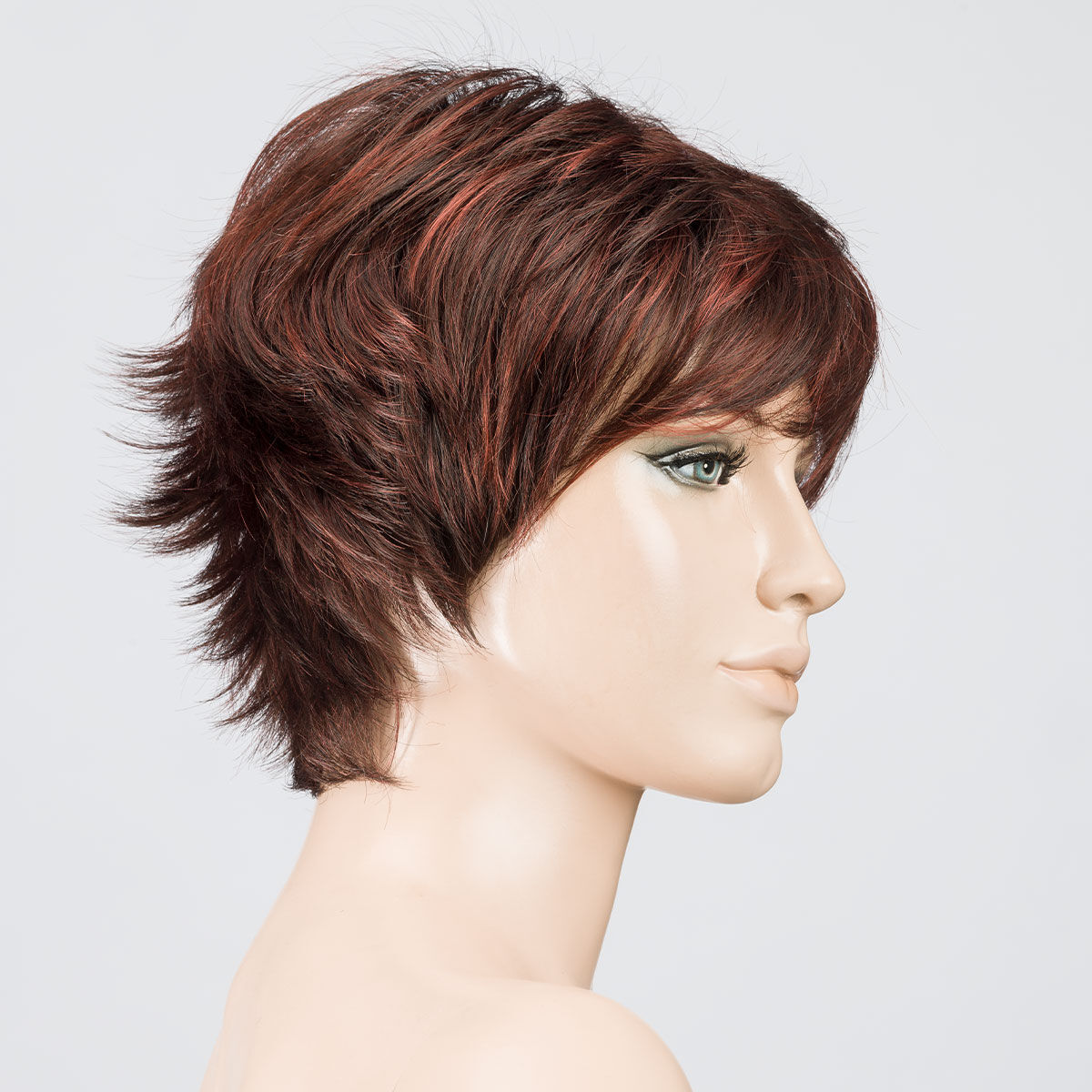 Peruecke flip in der Farbe darkauburnrootedbs