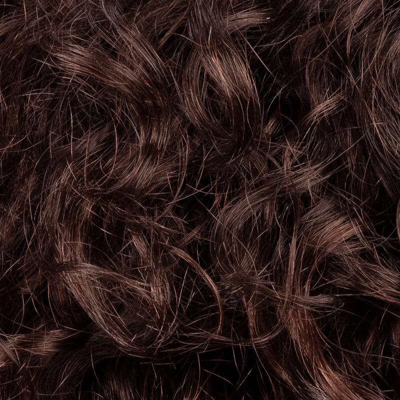 Peruecke disco in der Farbe darkchocolaterooted