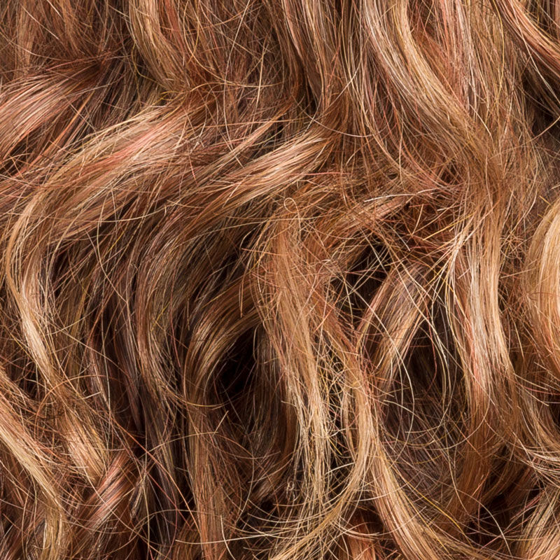 Peruecke wanted in der Farbe safranbrownrooted